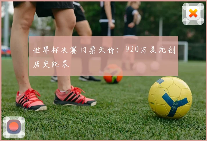 世界杯决赛门票天价：920万美元创历史纪录